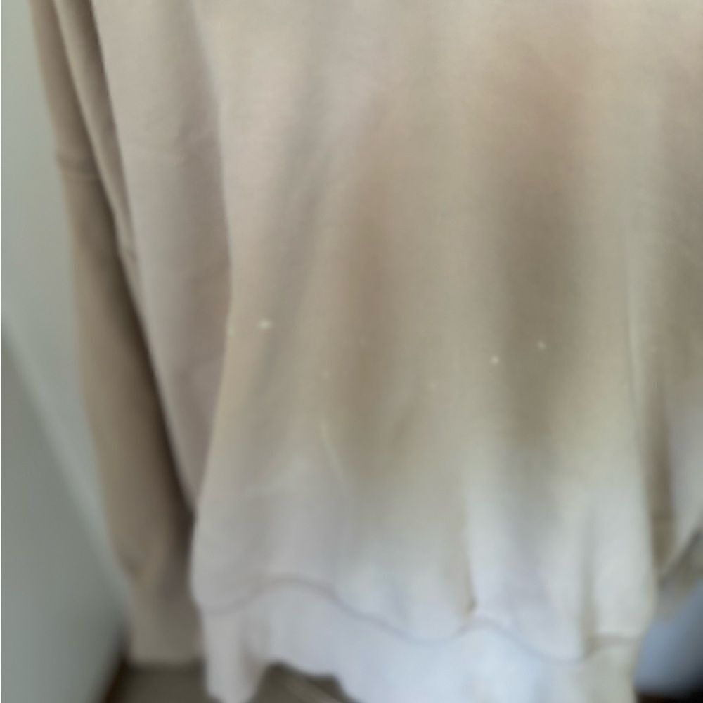 Abercrombie & Fitch Soft Collection Hoodie Sweatshirt Tan Size Small - Picture 8 of 10